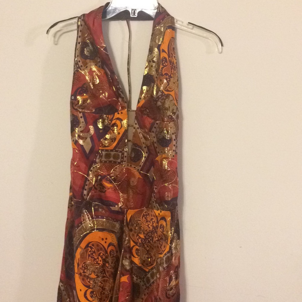 Nicole Miller Collection silk blended dress